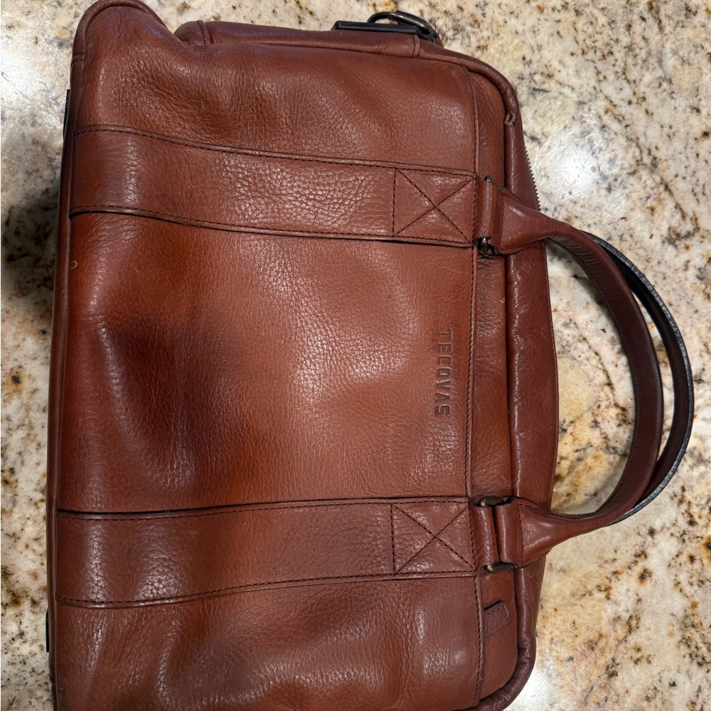 Tecovas Brown Leather Men's Bag